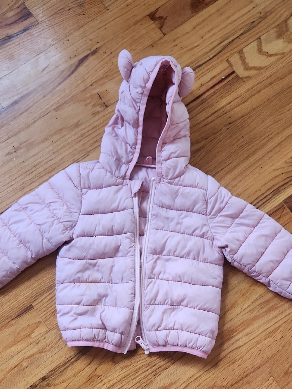Lightweight Pink Puffer 6-12M